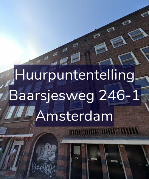 Foto gevel Huurpuntentelling voor Baarsjesweg 246-1, Amsterdam