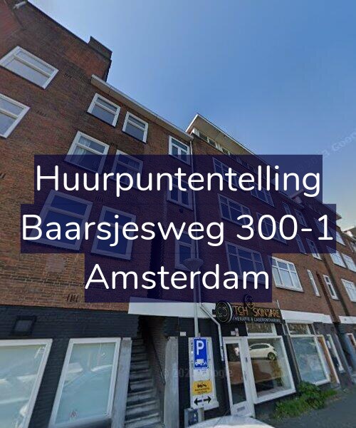 Foto gevel Huurpuntentelling voor Baarsjesweg 300-1, Amsterdam