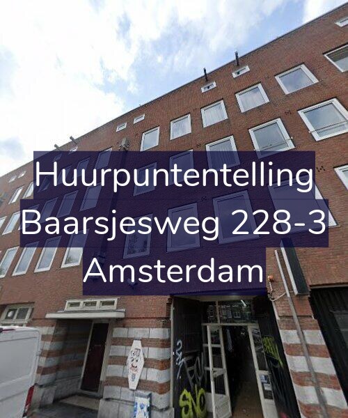 Foto gevel Huurpuntentelling voor Baarsjesweg 228-3, Amsterdam