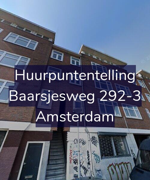 Foto gevel Huurpuntentelling voor Baarsjesweg 292-3, Amsterdam