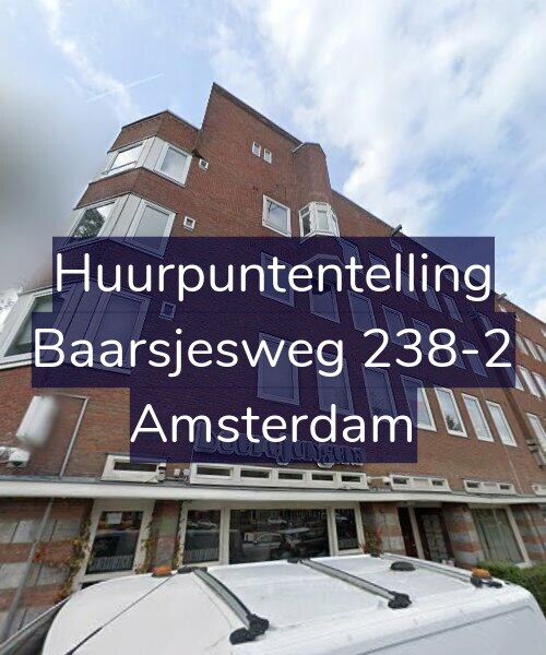 Foto gevel Huurpuntentelling voor Baarsjesweg 238-2, Amsterdam