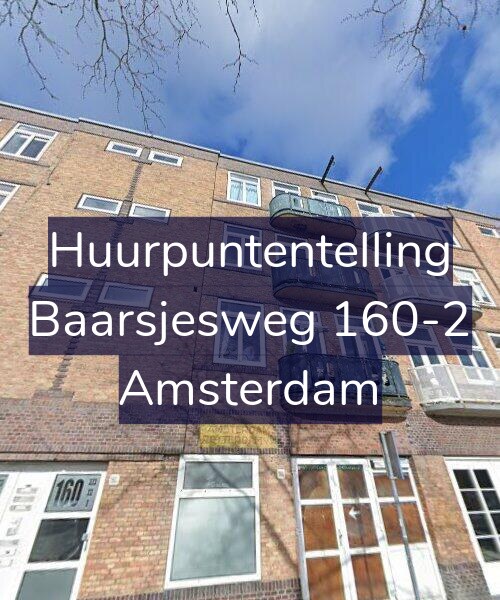Foto gevel Huurpuntentelling voor Baarsjesweg 160-2, Amsterdam