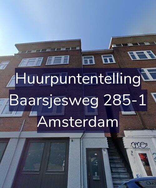 Foto gevel Huurpuntentelling voor Baarsjesweg 285-1, Amsterdam