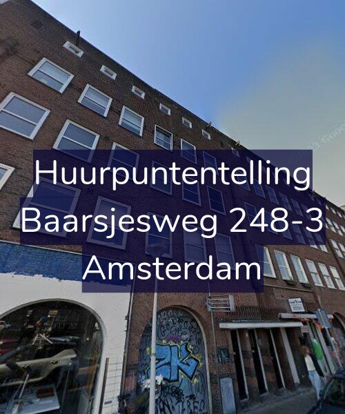 Foto gevel Huurpuntentelling voor Baarsjesweg 248-3, Amsterdam