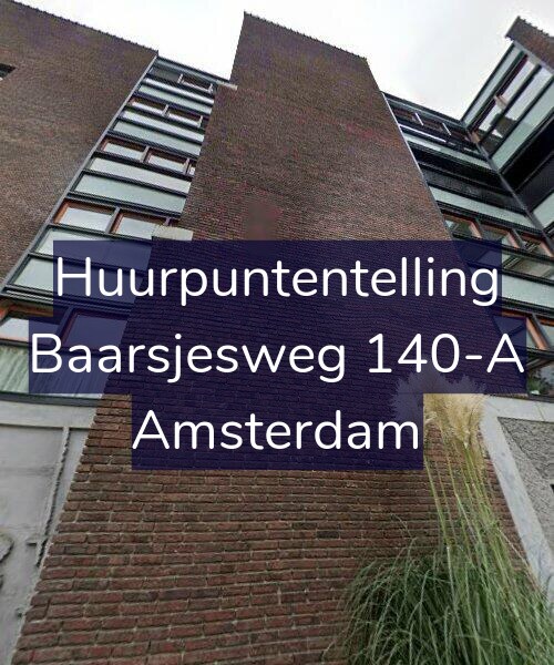 Foto gevel Huurpuntentelling voor Baarsjesweg 140-A, Amsterdam