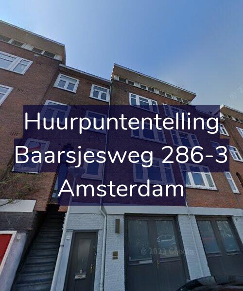 Foto gevel Huurpuntentelling voor Baarsjesweg 286-3, Amsterdam
