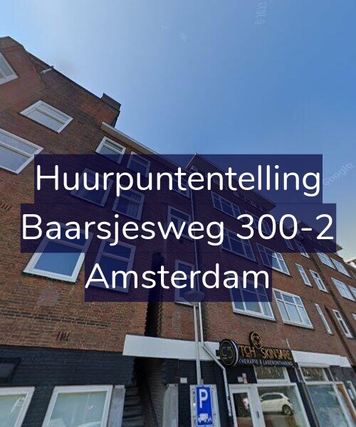 Foto gevel Huurpuntentelling voor Baarsjesweg 300-2, Amsterdam