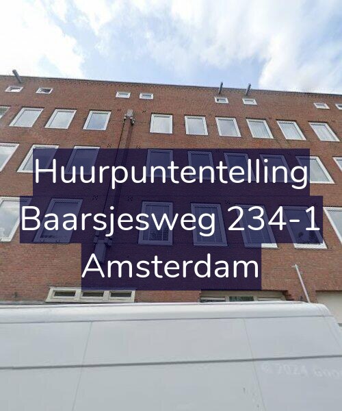 Foto gevel Huurpuntentelling voor Baarsjesweg 234-1, Amsterdam