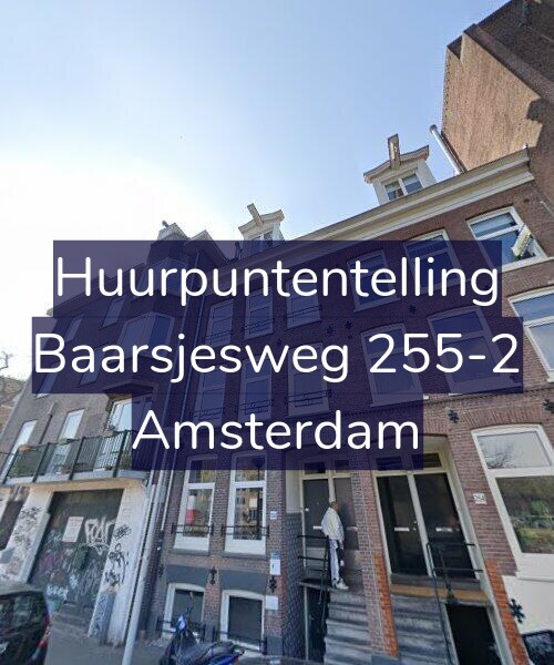 Foto gevel Huurpuntentelling voor Baarsjesweg 255-2, Amsterdam
