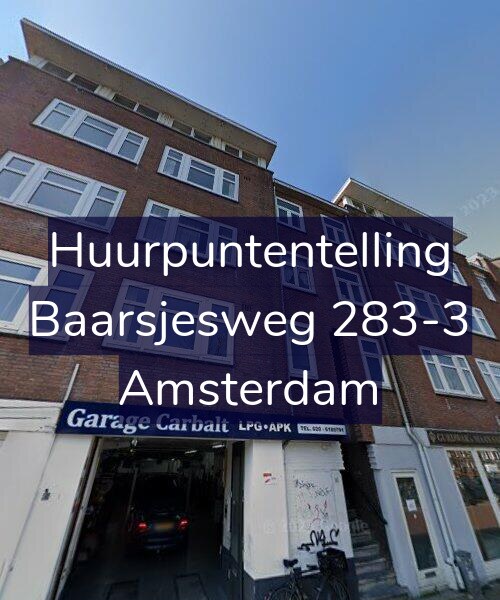 Foto gevel Huurpuntentelling voor Baarsjesweg 283-3, Amsterdam