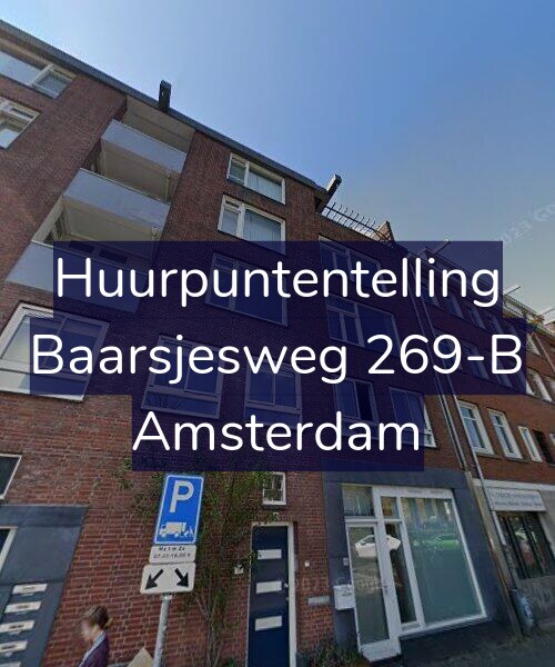 Foto gevel Huurpuntentelling voor Baarsjesweg 269-B, Amsterdam