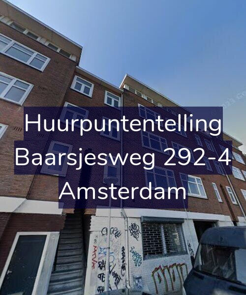 Foto gevel Huurpuntentelling voor Baarsjesweg 292-4, Amsterdam