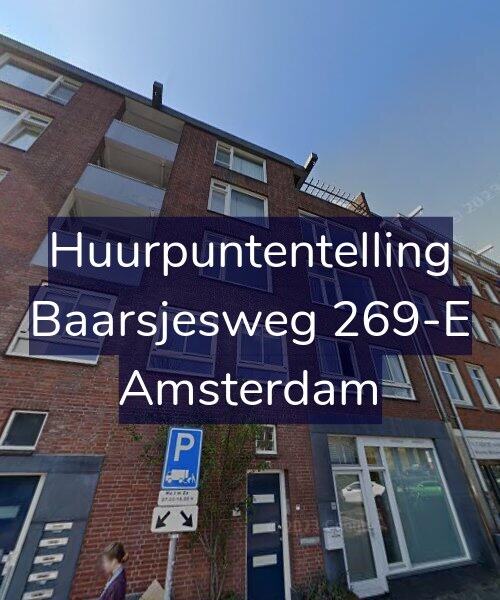 Foto gevel Huurpuntentelling voor Baarsjesweg 269-E, Amsterdam