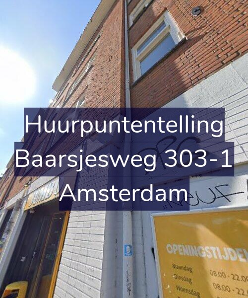 Foto gevel Huurpuntentelling voor Baarsjesweg 303-1, Amsterdam