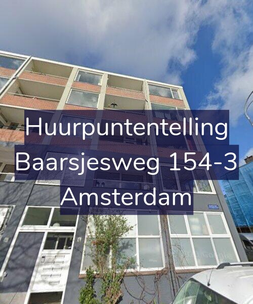Foto gevel Huurpuntentelling voor Baarsjesweg 154-3, Amsterdam
