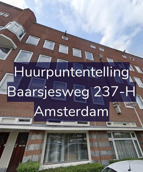 Foto gevel Huurpuntentelling voor Baarsjesweg 237-H, Amsterdam