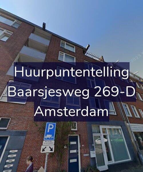 Foto gevel Huurpuntentelling voor Baarsjesweg 269-D, Amsterdam