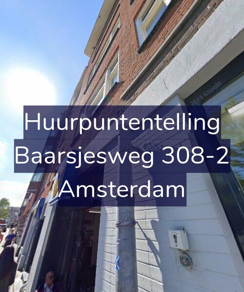 Foto gevel Huurpuntentelling voor Baarsjesweg 308-2, Amsterdam