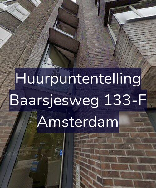 Foto gevel Huurpuntentelling voor Baarsjesweg 133-F, Amsterdam
