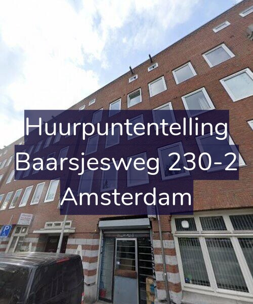 Foto gevel Huurpuntentelling voor Baarsjesweg 230-2, Amsterdam