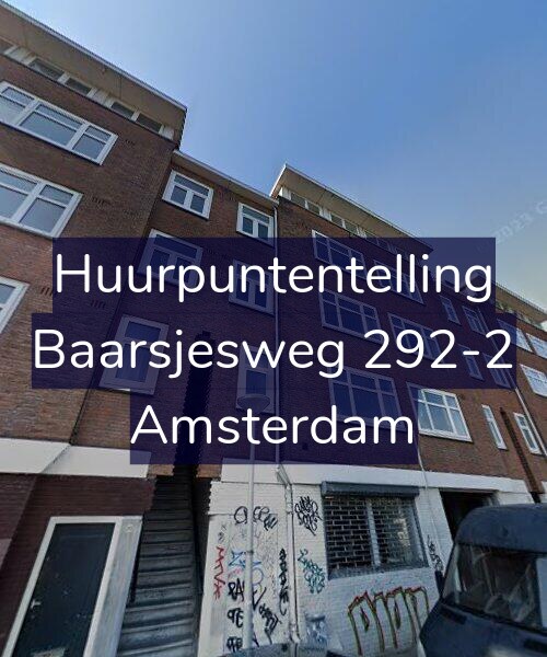 Foto gevel Huurpuntentelling voor Baarsjesweg 292-2, Amsterdam