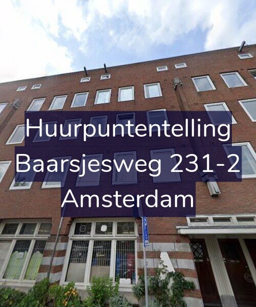 Foto gevel Huurpuntentelling voor Baarsjesweg 231-2, Amsterdam
