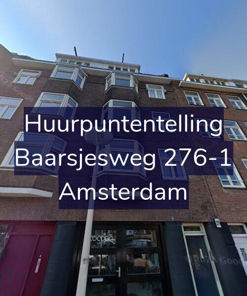 Foto gevel Huurpuntentelling voor Baarsjesweg 276-1, Amsterdam