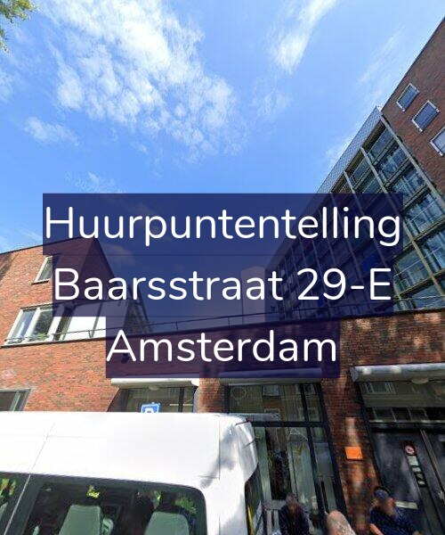 Foto gevel Huurpuntentelling voor Baarsstraat 29-E, Amsterdam