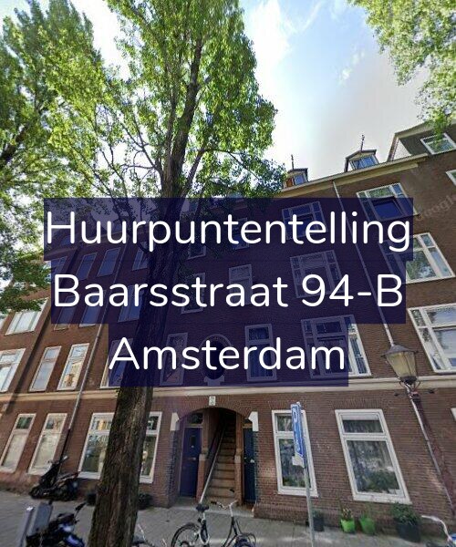 Foto gevel Huurpuntentelling voor Baarsstraat 94-B, Amsterdam