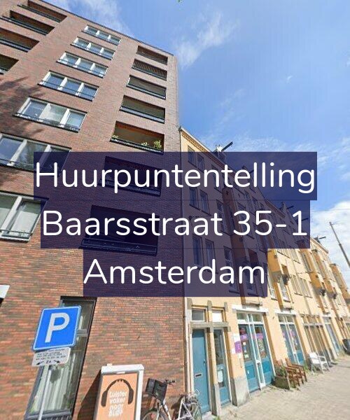 Foto gevel Huurpuntentelling voor Baarsstraat 35-1, Amsterdam