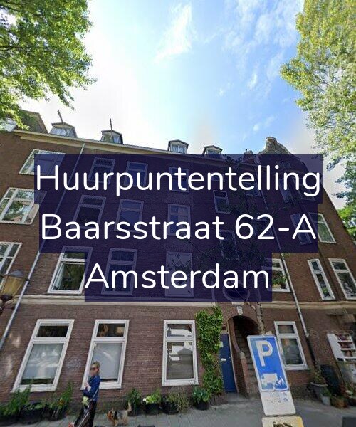 Foto gevel Huurpuntentelling voor Baarsstraat 62-A, Amsterdam