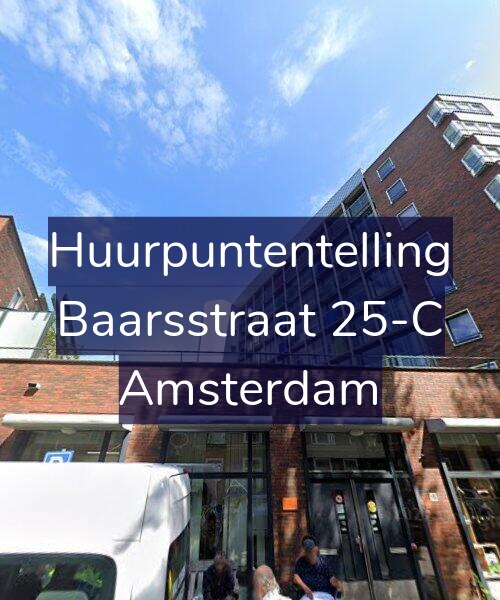 Foto gevel Huurpuntentelling voor Baarsstraat 25-C, Amsterdam