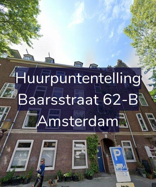 Foto gevel Huurpuntentelling voor Baarsstraat 62-B, Amsterdam