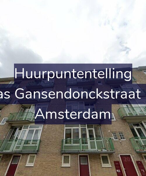 Foto gevel Huurpuntentelling voor Baas Gansendonckstraat 5-3, Amsterdam
