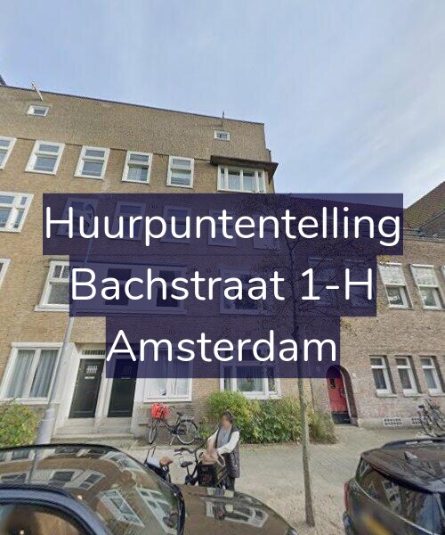 Foto gevel Huurpuntentelling voor Bachstraat 1-H, Amsterdam