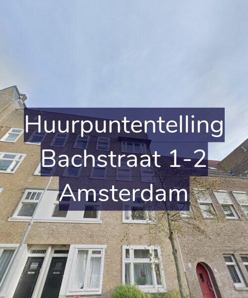 Foto gevel Huurpuntentelling voor Bachstraat 1-2, Amsterdam