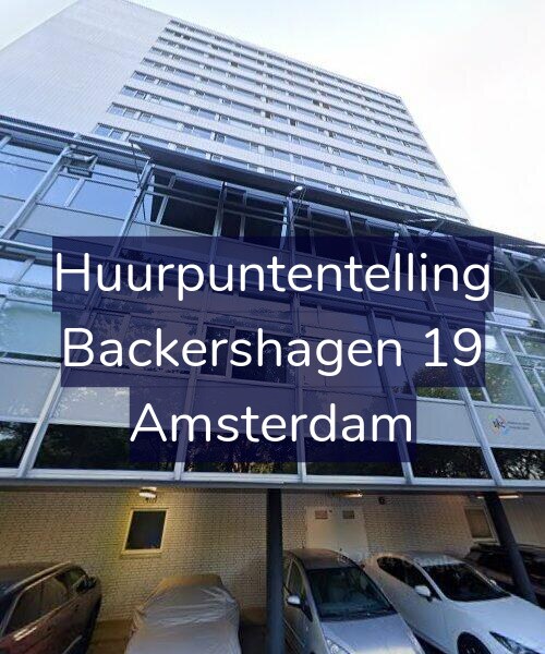 Foto gevel Huurpuntentelling voor Backershagen 19, Amsterdam