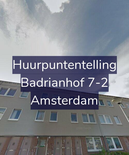 Foto gevel Huurpuntentelling voor Badrianhof 7-2, Amsterdam