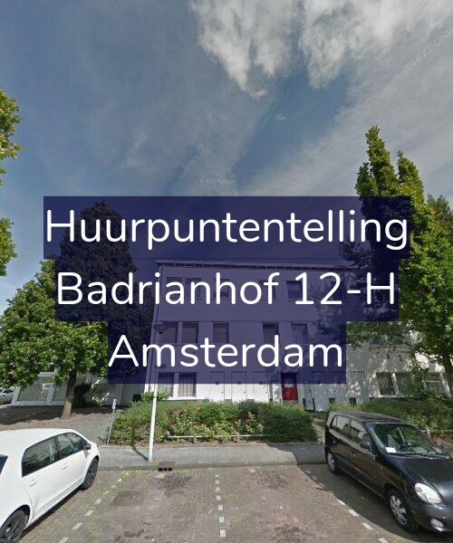 Foto gevel Huurpuntentelling voor Badrianhof 12-H, Amsterdam