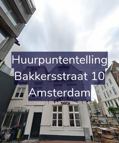 Foto gevel Huurpuntentelling voor Bakkersstraat 10, Amsterdam