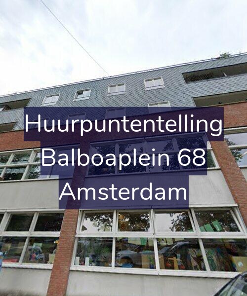 Foto gevel Huurpuntentelling voor Balboaplein 68, Amsterdam