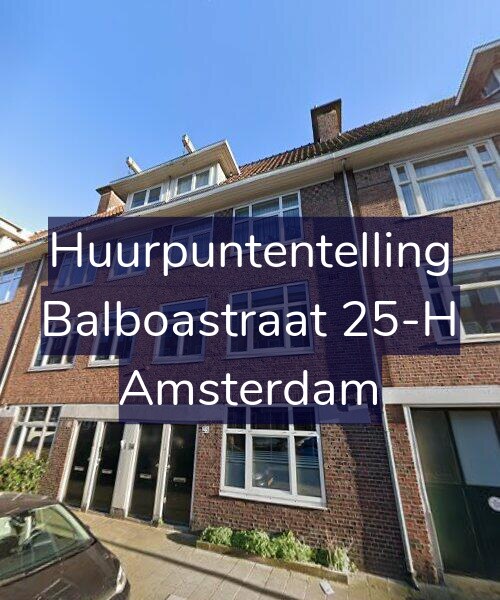 Foto gevel Huurpuntentelling voor Balboastraat 25-H, Amsterdam