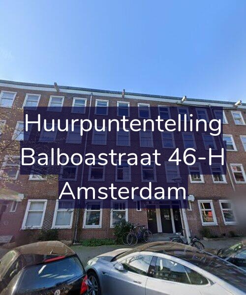 Foto gevel Huurpuntentelling voor Balboastraat 46-H, Amsterdam