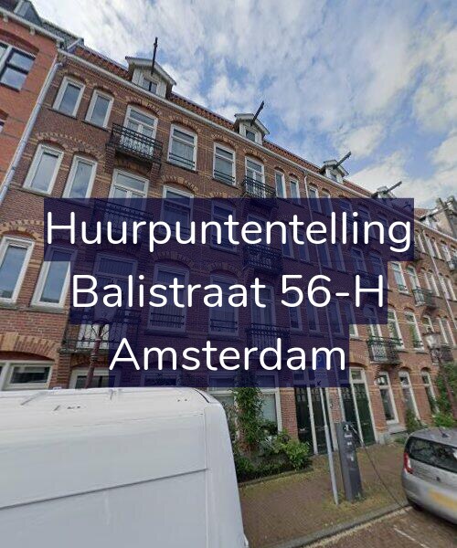 Foto gevel Huurpuntentelling voor Balistraat 56-H, Amsterdam