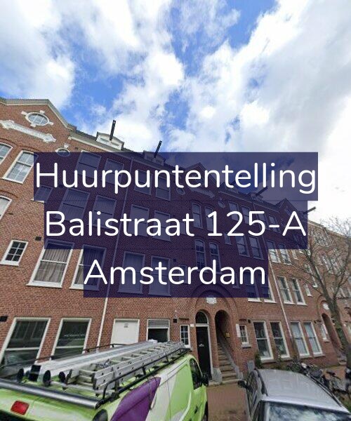 Foto gevel Huurpuntentelling voor Balistraat 125-A, Amsterdam