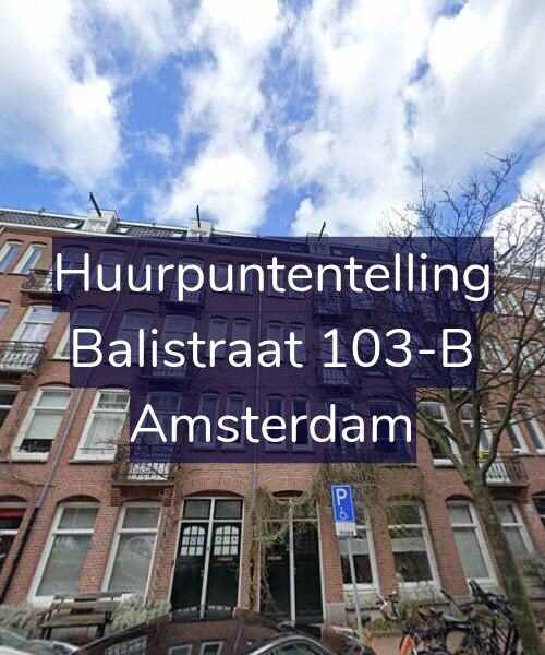 Foto gevel Huurpuntentelling voor Balistraat 103-B, Amsterdam