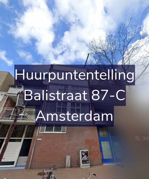 Foto gevel Huurpuntentelling voor Balistraat 87-C, Amsterdam
