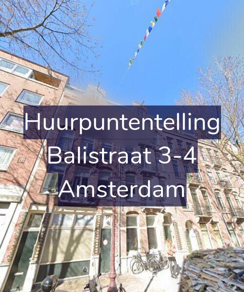 Foto gevel Huurpuntentelling voor Balistraat 3-4, Amsterdam