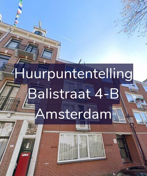 Foto gevel Huurpuntentelling voor Balistraat 4-B, Amsterdam