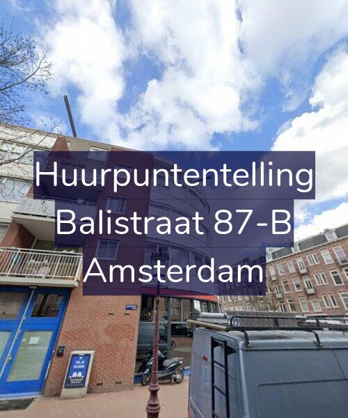 Foto gevel Huurpuntentelling voor Balistraat 87-B, Amsterdam